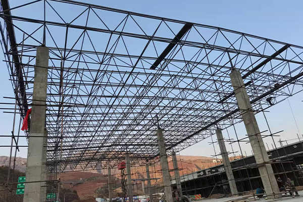 平湖钢结构网架图片